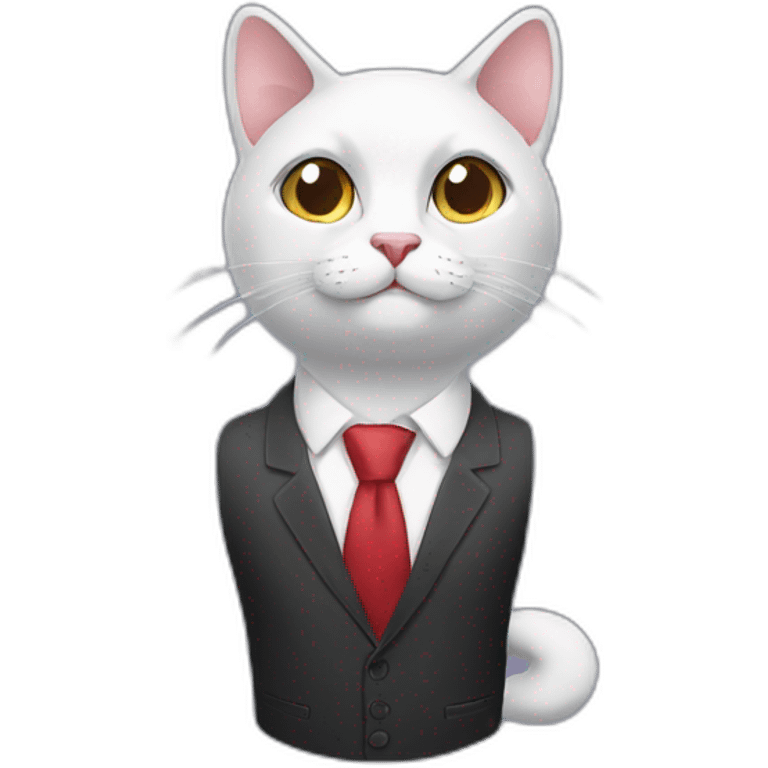 business cat emoji