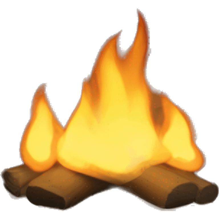 camp fireplace emoji