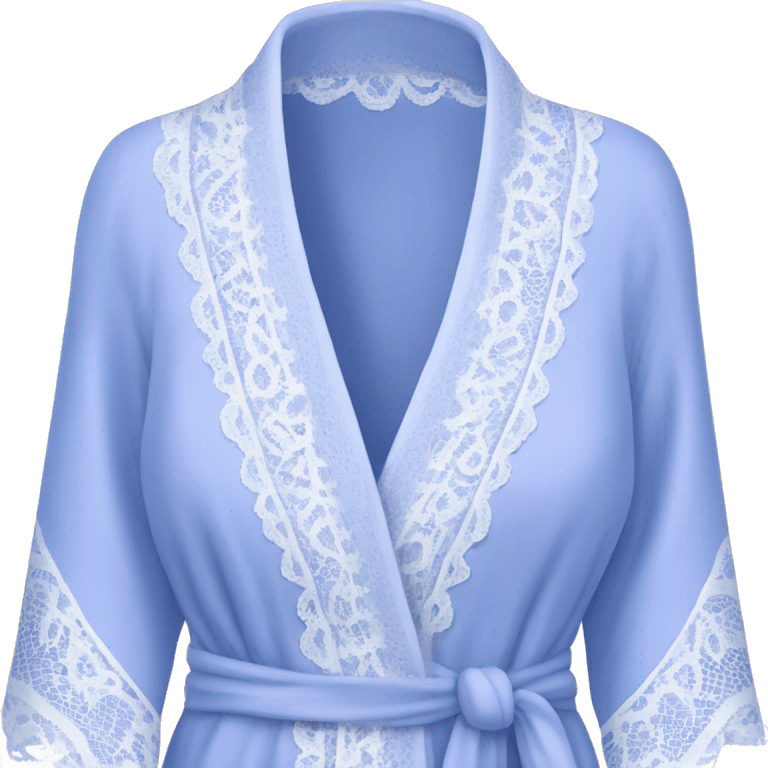 Periwinkle lace robe emoji