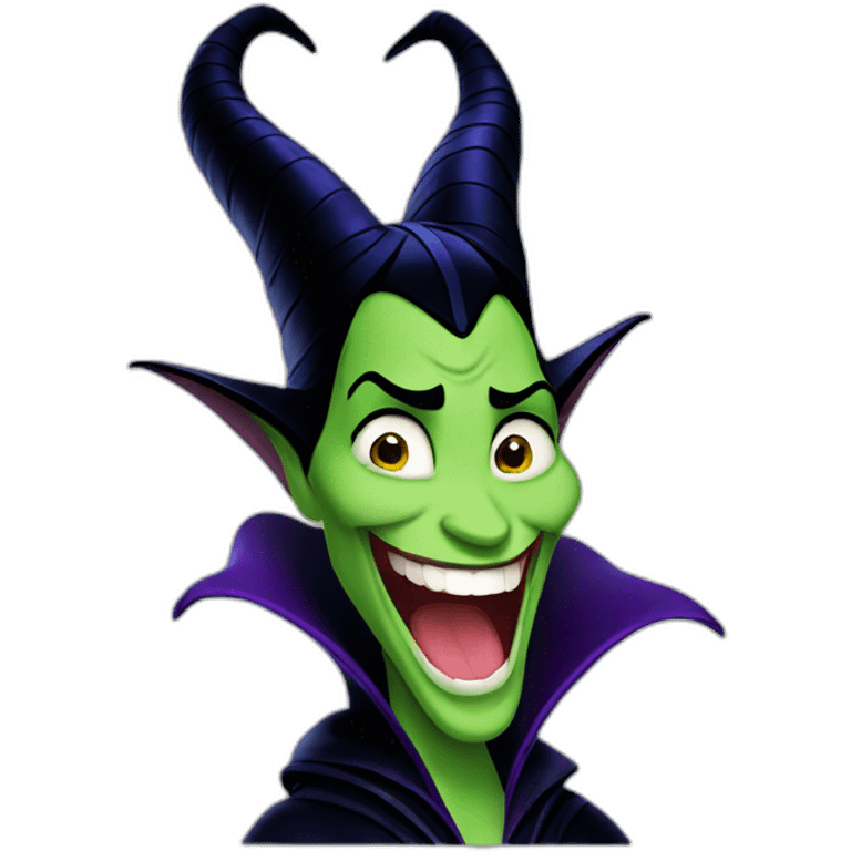 maleficent evil laugh disney emoji