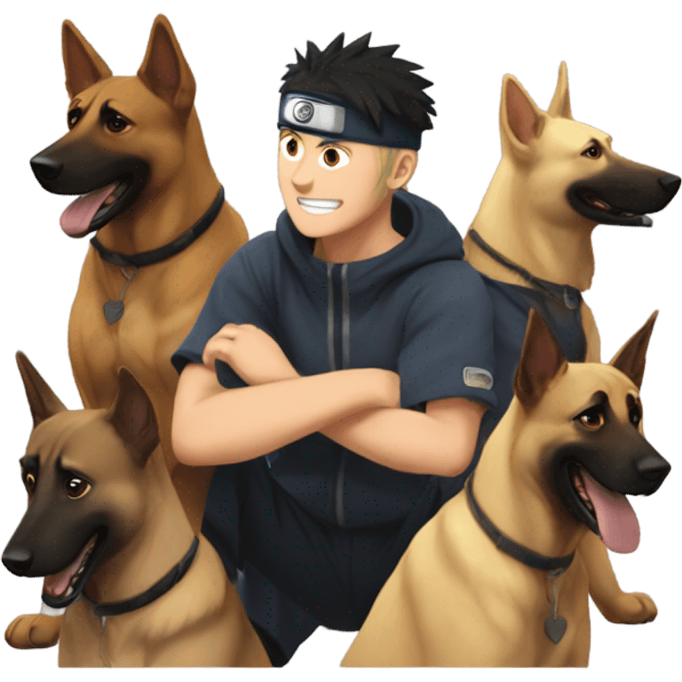 Naruto with Belgian marlins emoji