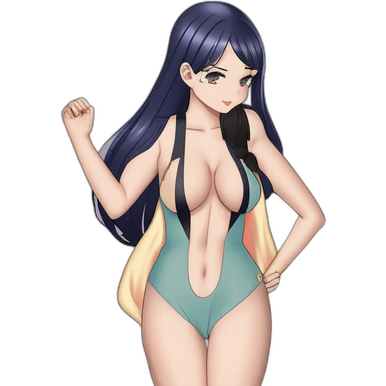 nico robin full body pawg small swimsuit back emoji