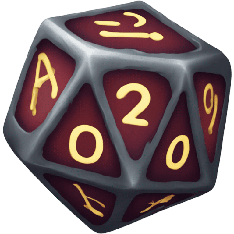 d&d dice d20 20 emoji