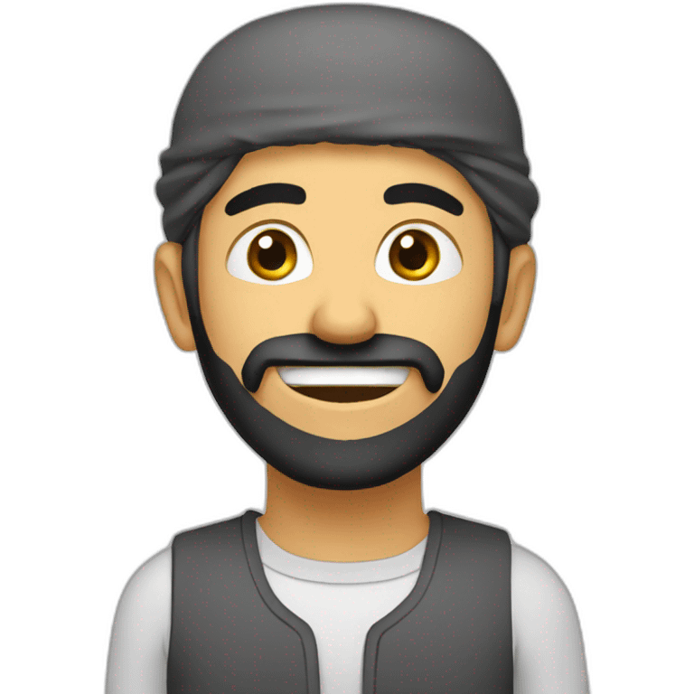 Arabe qui tire la langue emoji