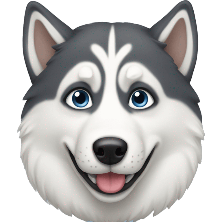 Husky dog emoji