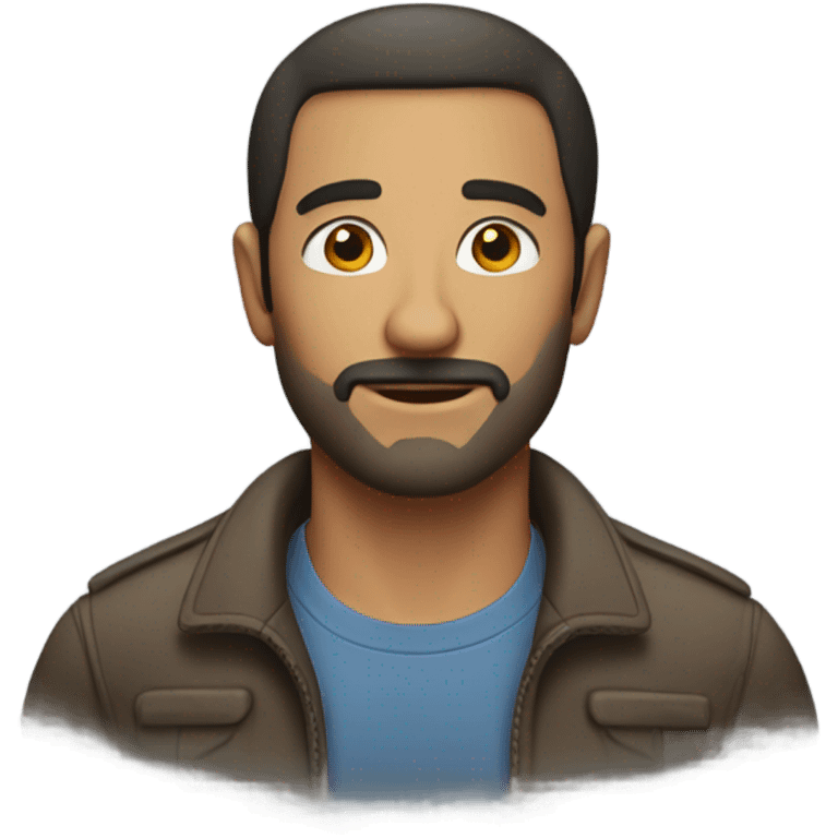 Man without beard and mustache  emoji