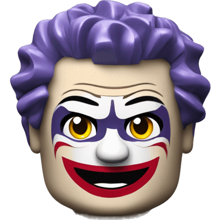 Lego joker with large head  emoji