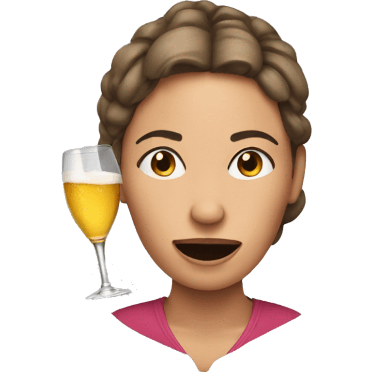 tipsy face woman emoji