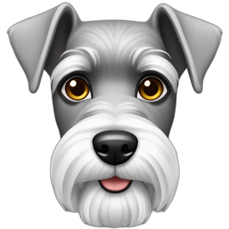 perro schnauzer plata emoji