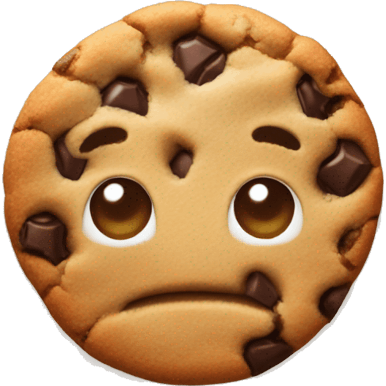 chocolate chip cookie  emoji