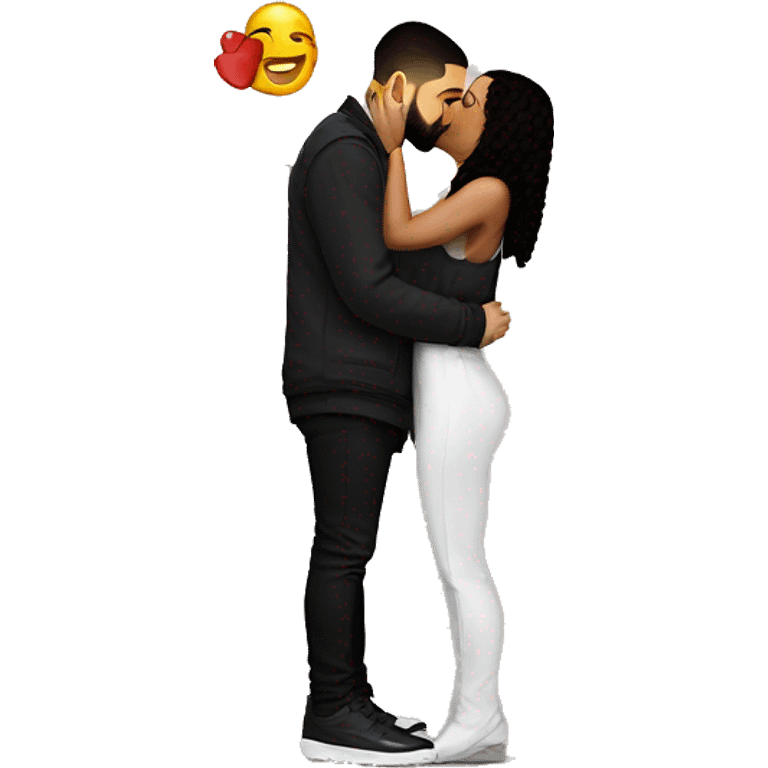 drake kissing elon emoji