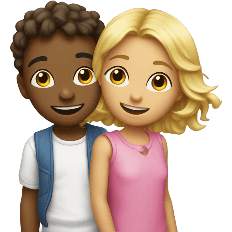 2 Enfants boulets  emoji