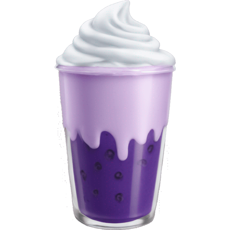 Blueberry shake emoji