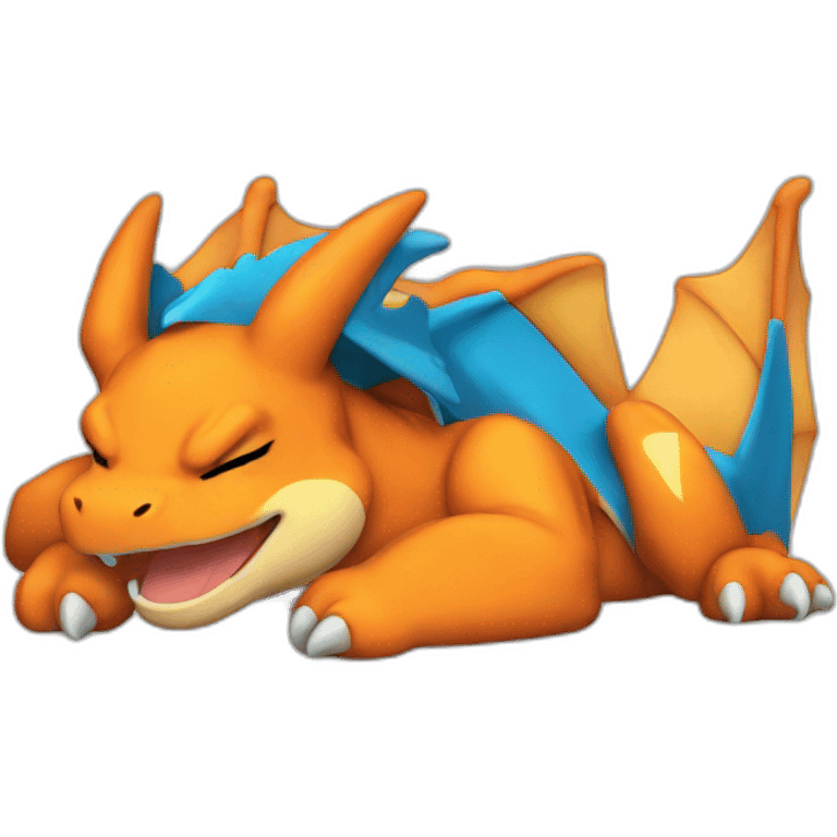 Charizard sleeping emoji