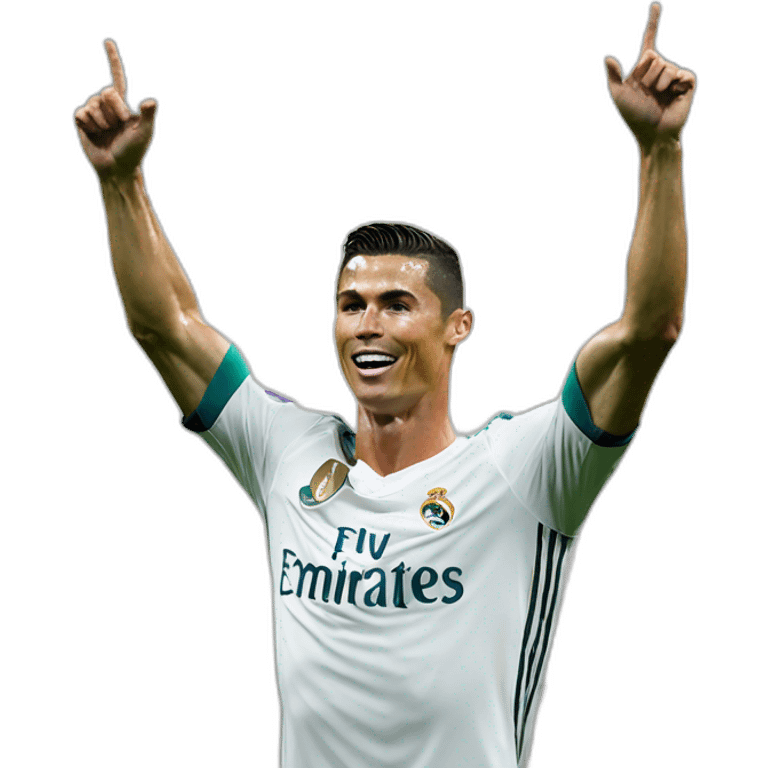 Cristiano Ronaldo celebrate emoji