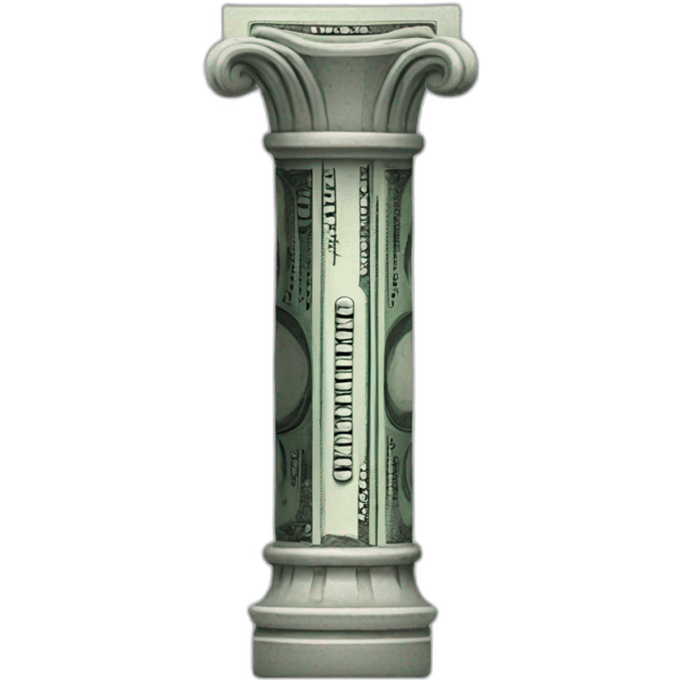 pillar of dollar signs emoji