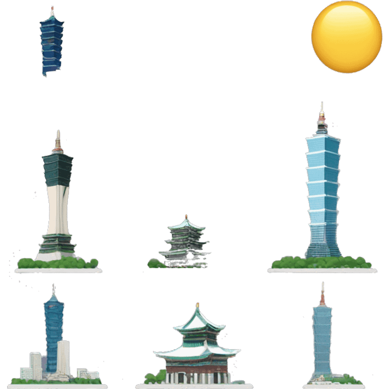 taipei 101 emoji