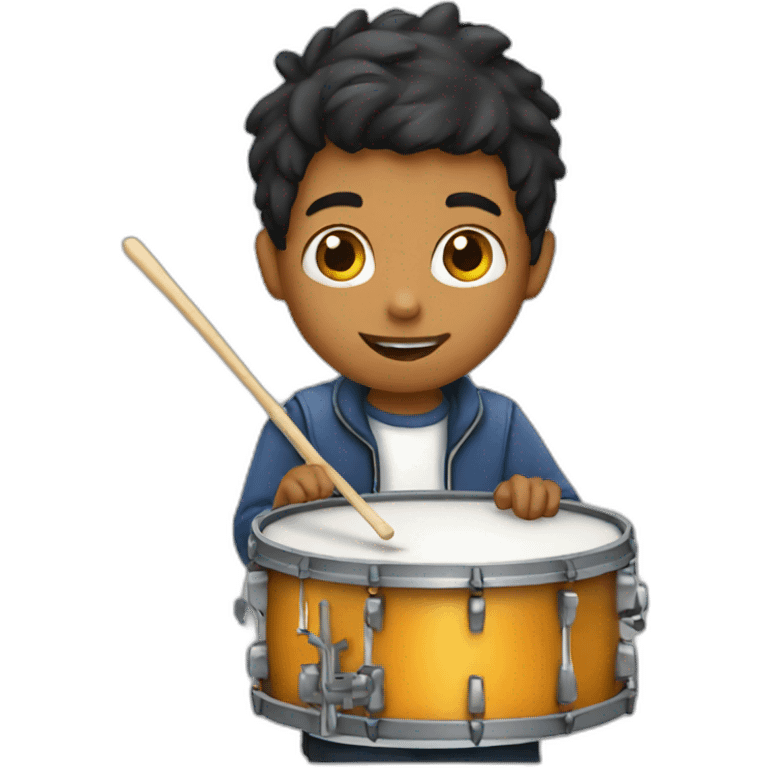 Boy-playing-drum emoji