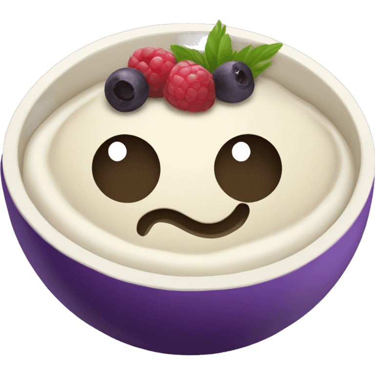 acai bowl vanilla emoji