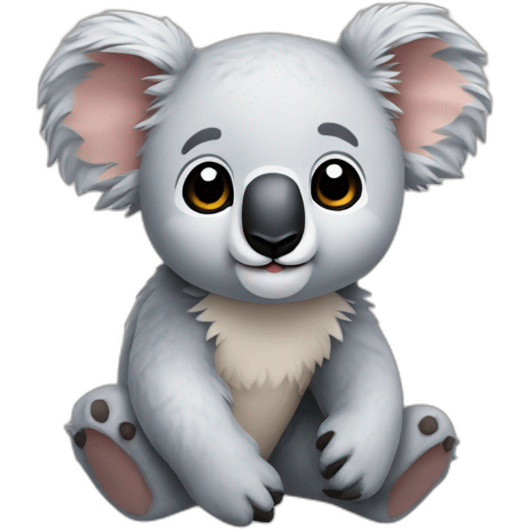 Cute Koala plushie emoji