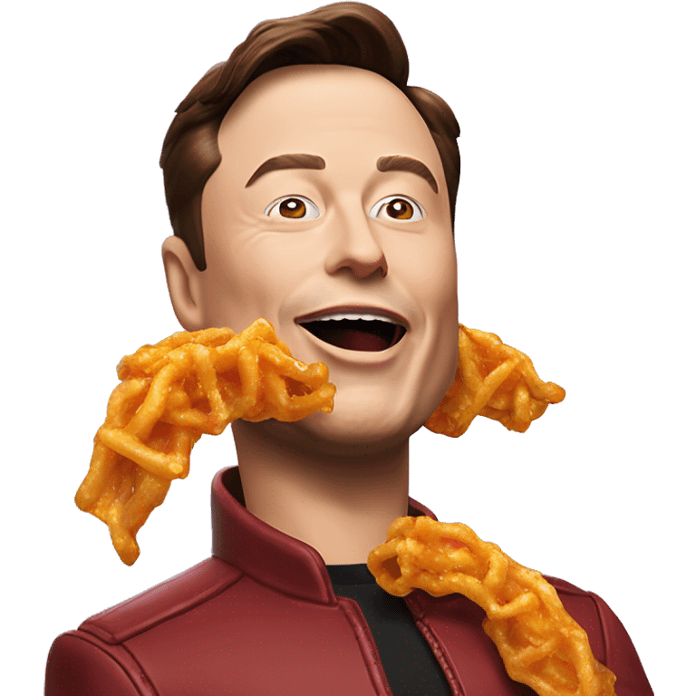 elon musk esting takis emoji