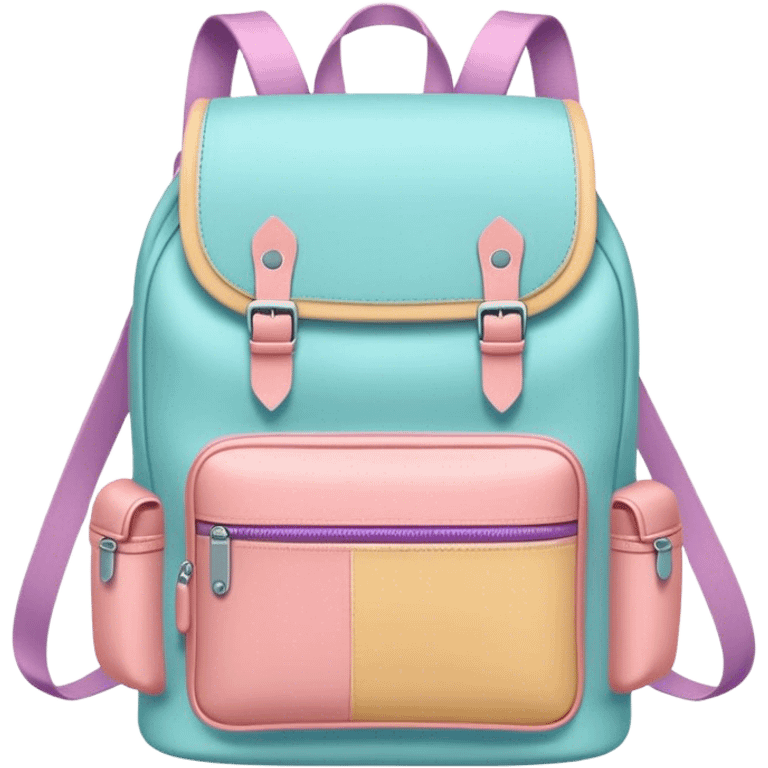 pastel backpack emoji