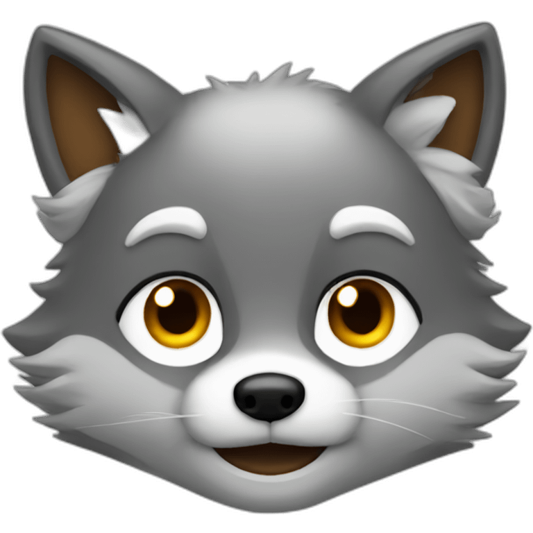 silver fox emoji