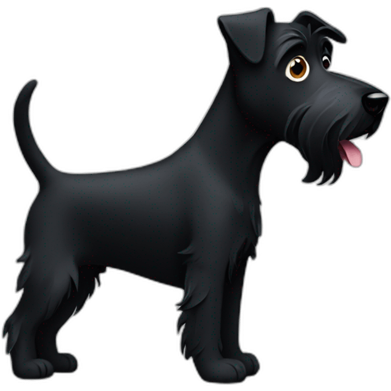 black terrier emoji