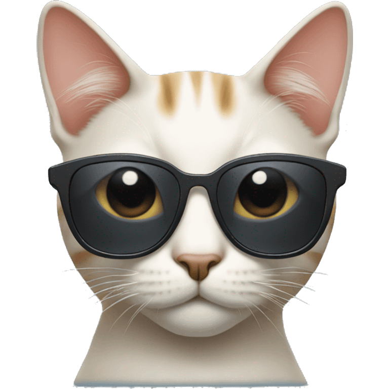 Cat wearing sunglasses  emoji