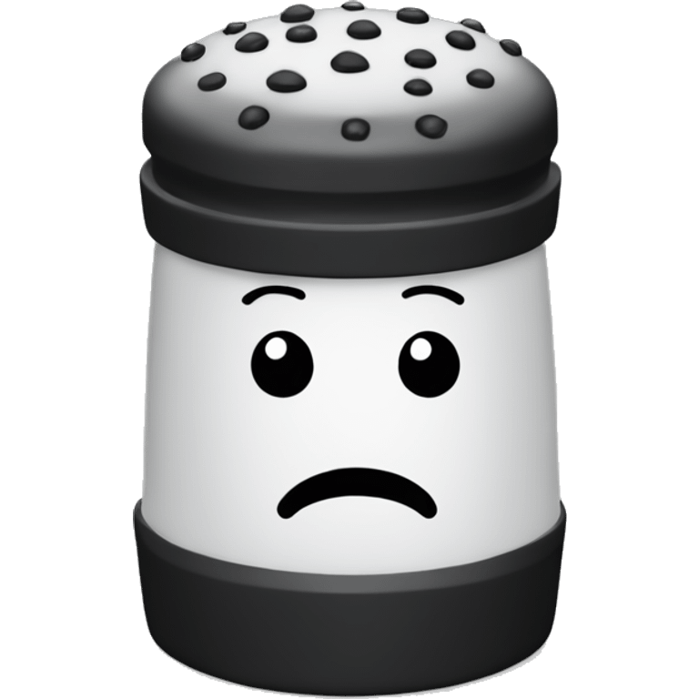 small black pepper shaker emoji