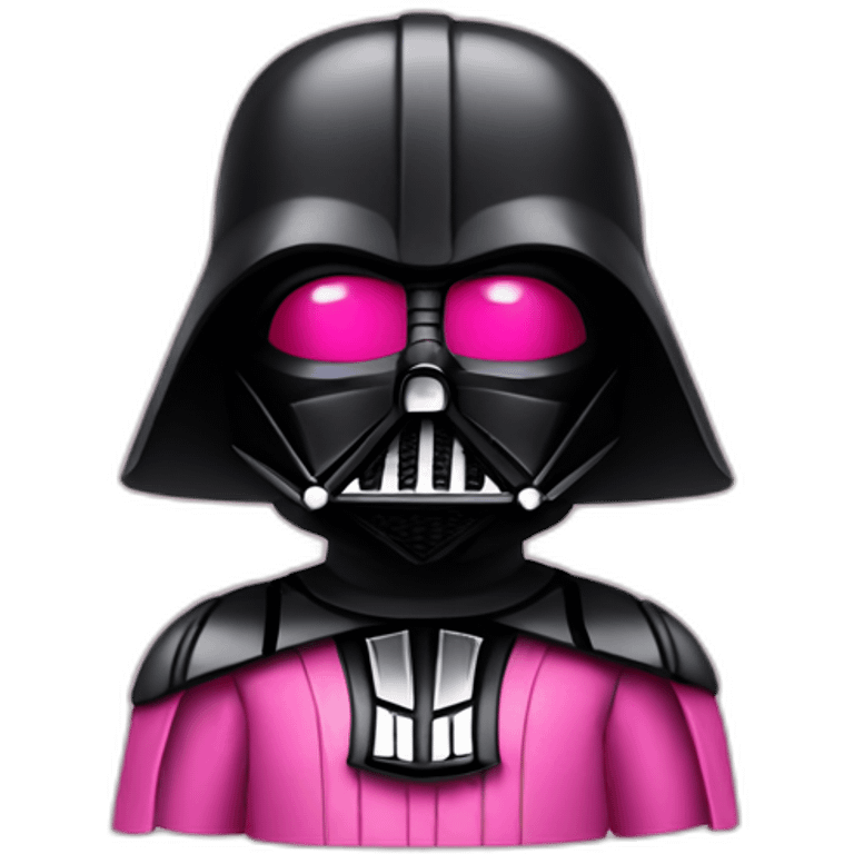 pink darth vader emoji