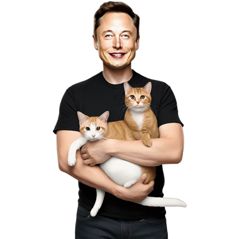 Elon musk with cat emoji