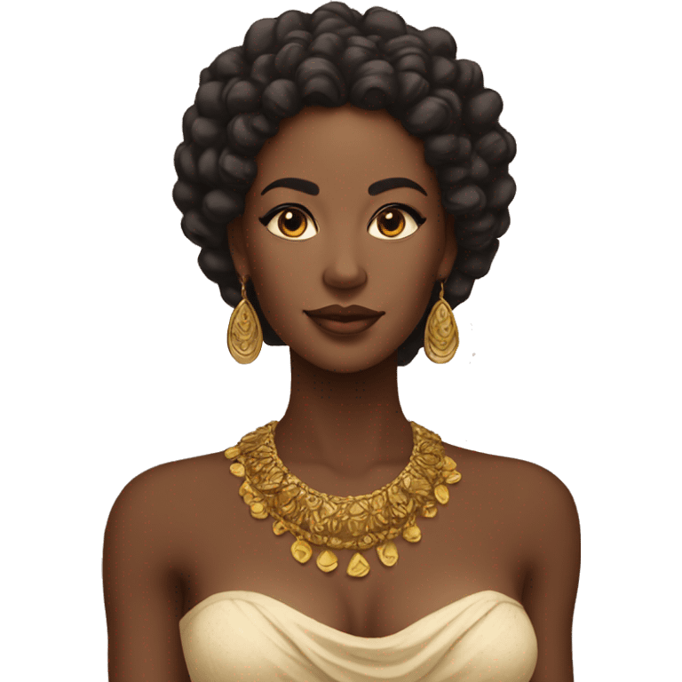 Goddess African American  emoji