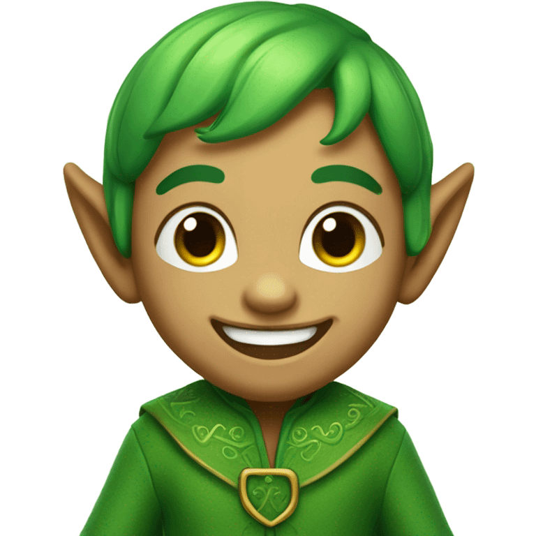 cute smling elfaba emoji