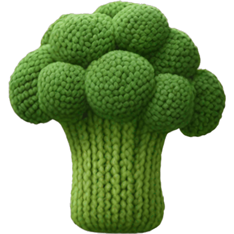 knitted broccoli emoji