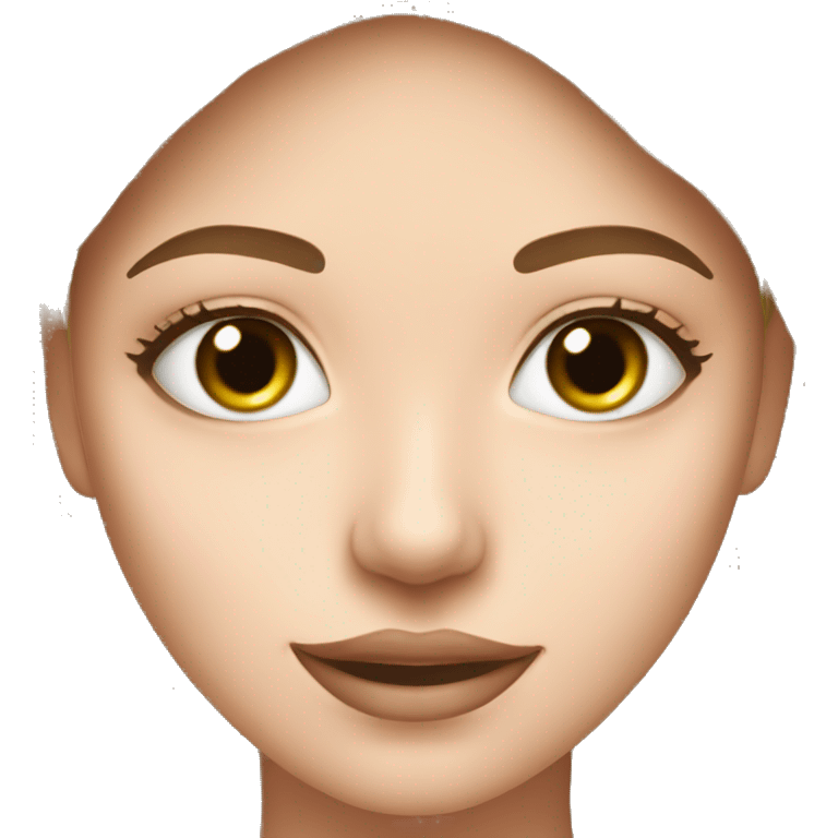 Moisturiser on a girl emoji