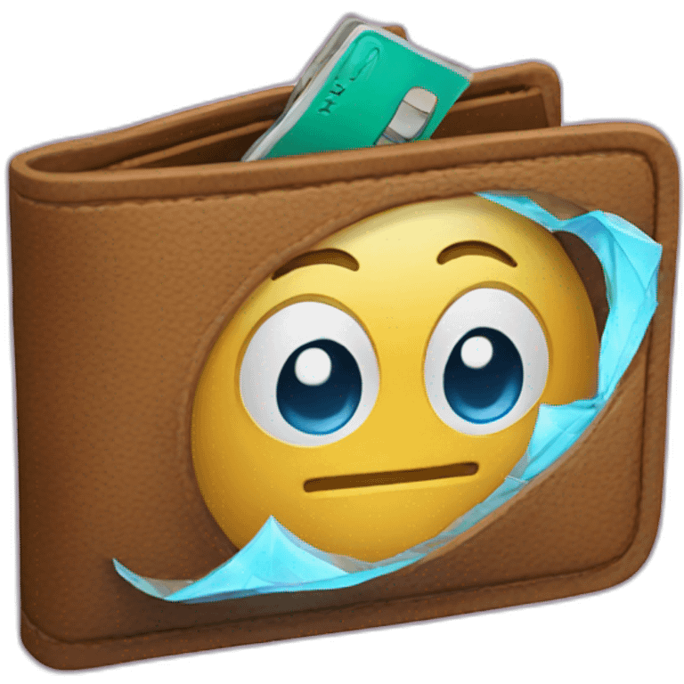 A magical wallet emoji