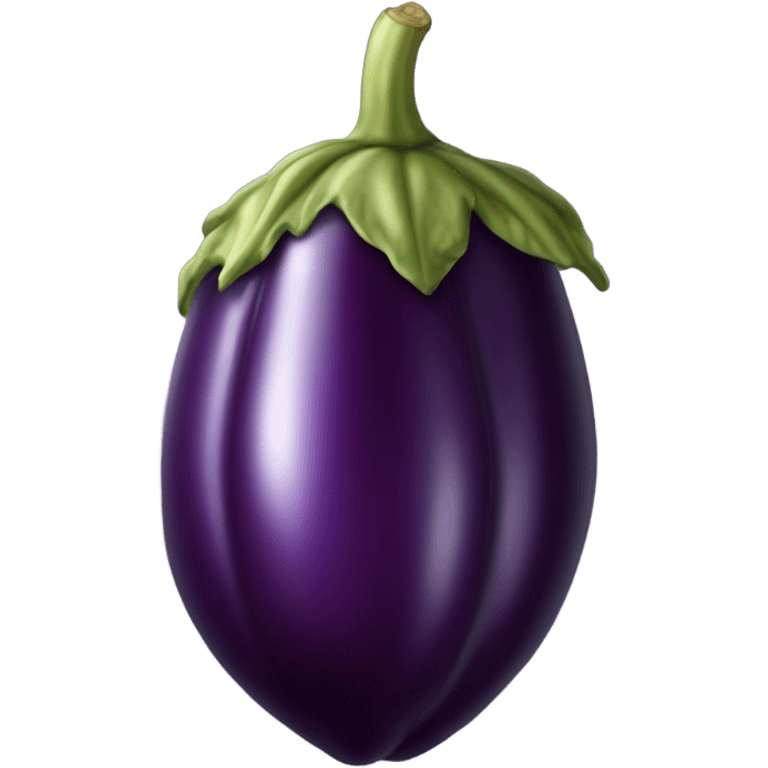 Oozing eggplant emoji