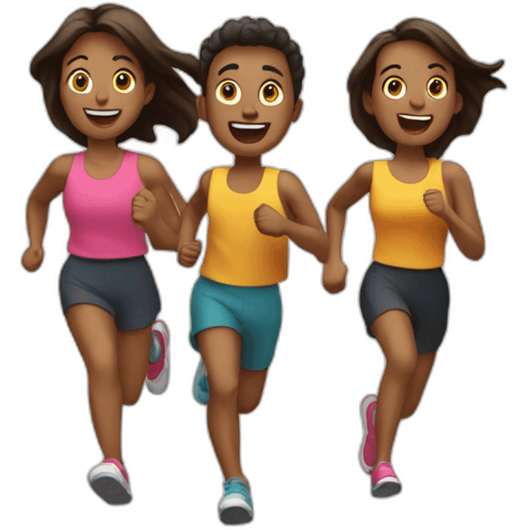 Personas corriendo emoji