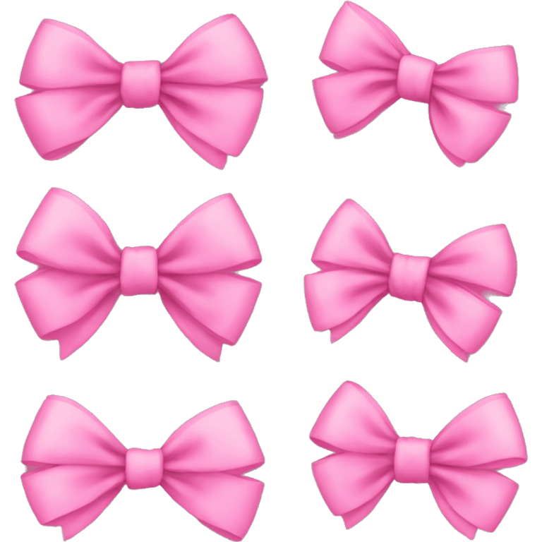 pink bows emoji