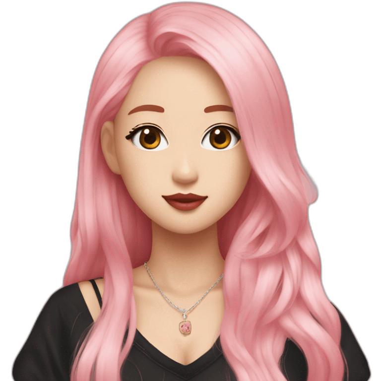 Rosé de blackpink emoji