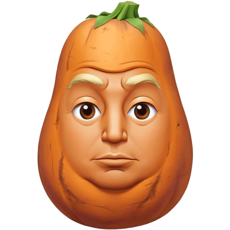 Donald trump as a sweet potato  emoji