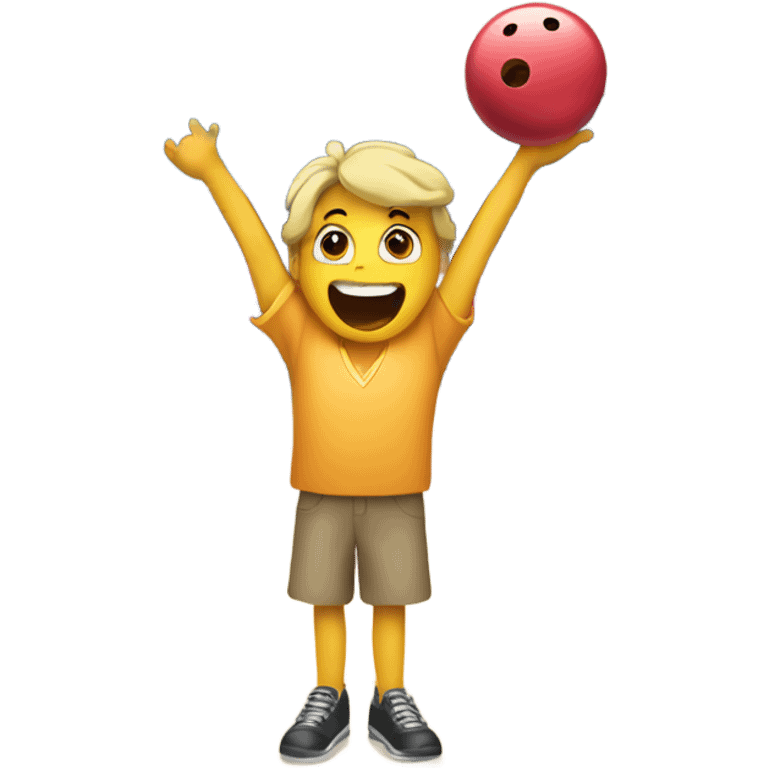 Excited to go bowling emoji