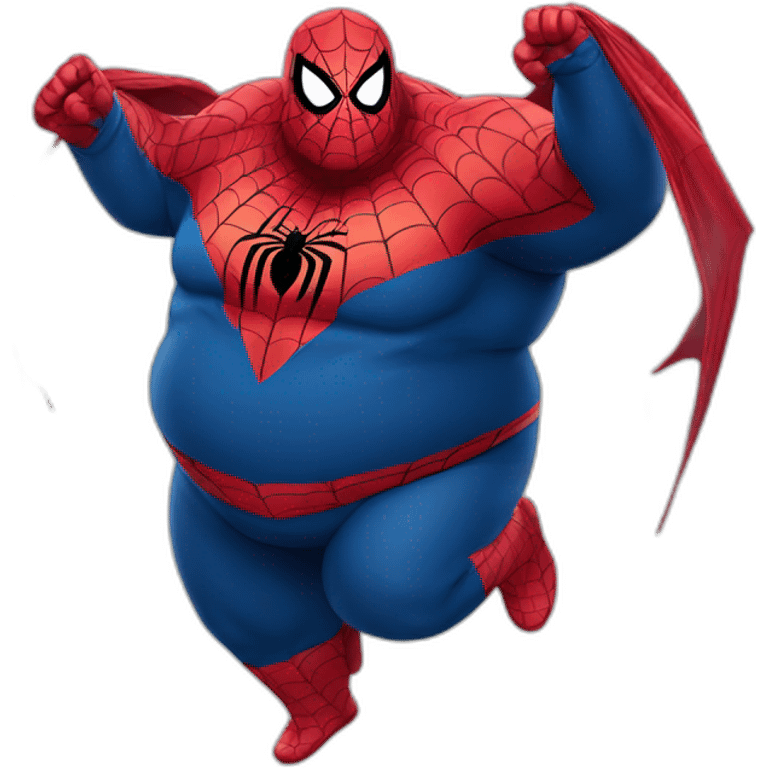 fat spider-man emoji