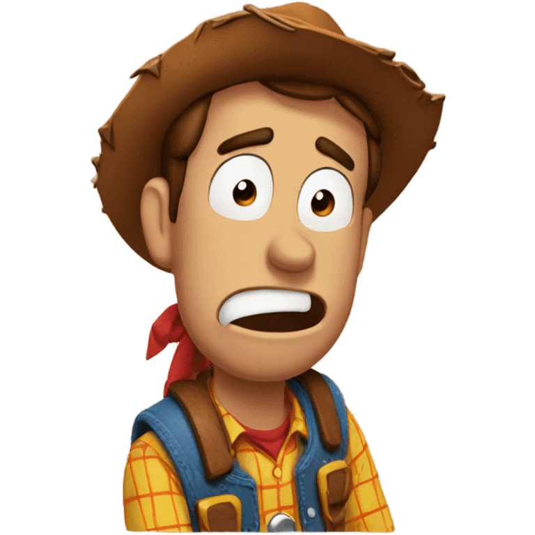 Woody crying emoji