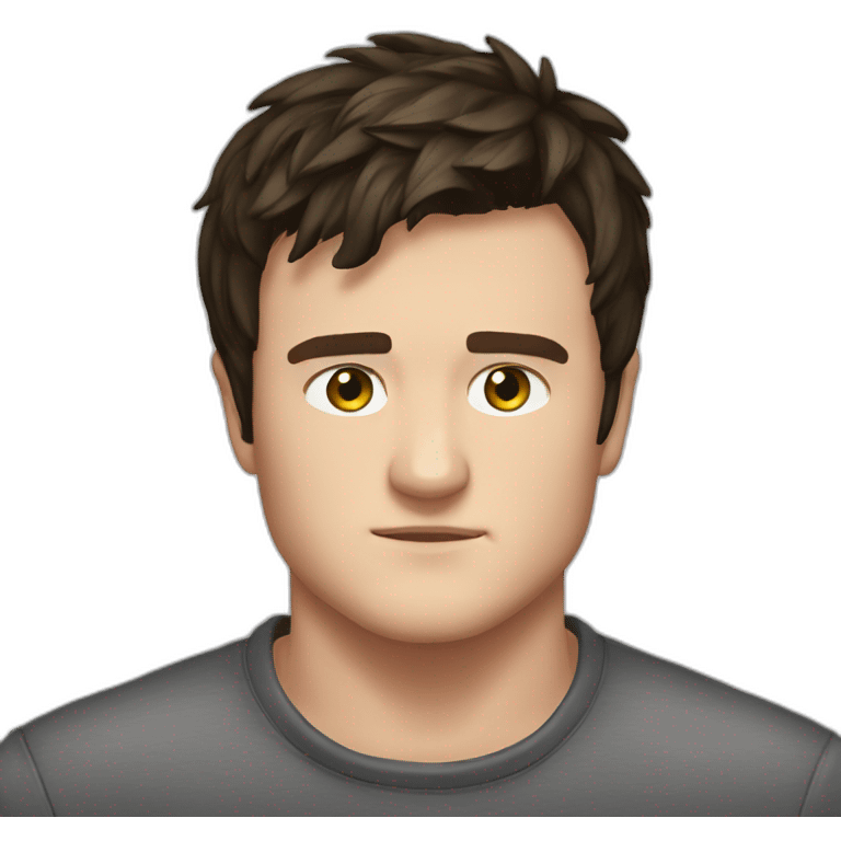 Josh Hutcherson serious emoji