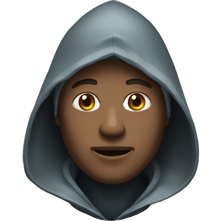 human with shark hood emoji