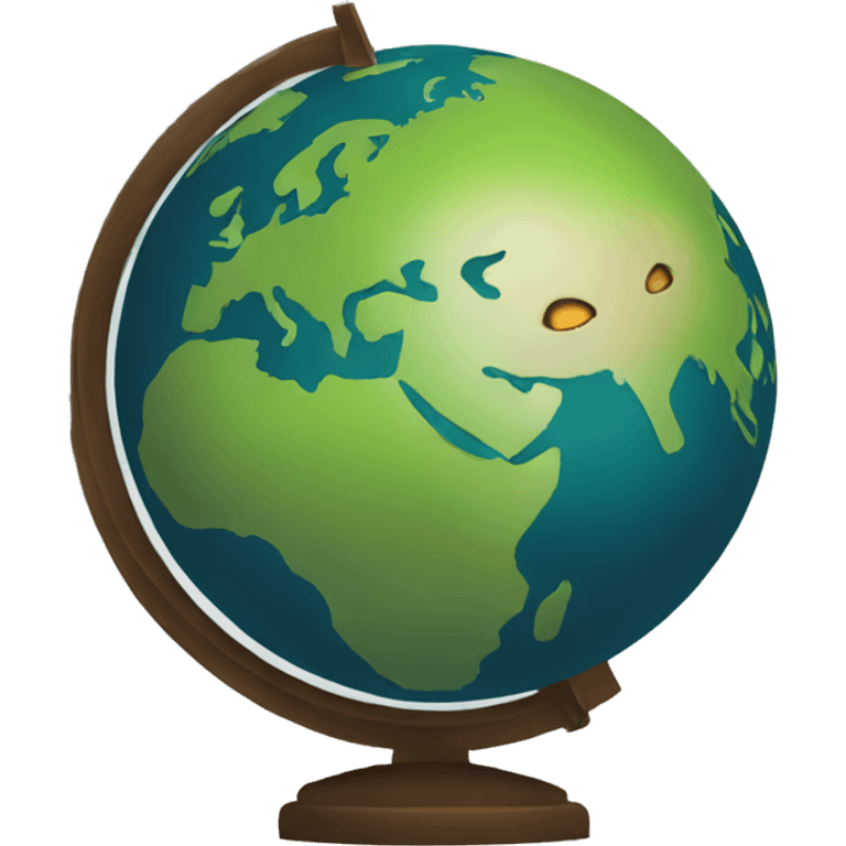 A komodo world globe emoji