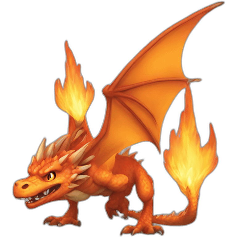 Dracaud feu emoji