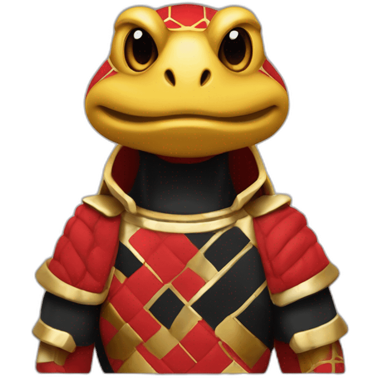 University of Maryland Mascot Testudo the terrapin, Red shell diamond back colors matching maryland flag red gold black yellow emoji